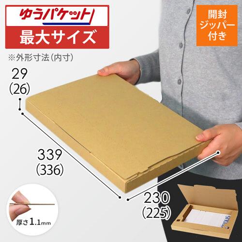 ヤッコ型変形 Z-A4H30 250枚セット / ダンボール箱 メール便ケース 長