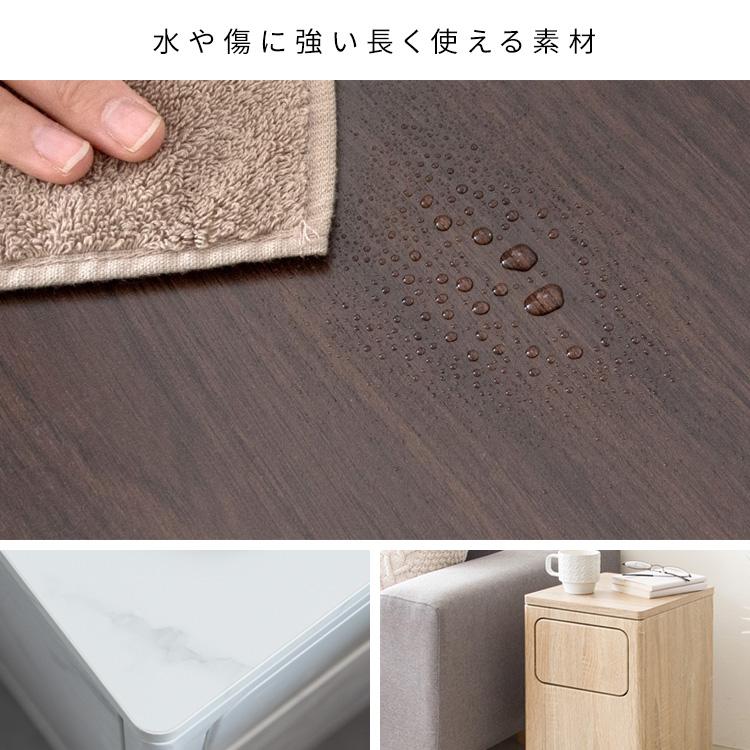 プッシュ式ダストボックス Empro（エンプロー）20L 木製 コンパクト 寝室 サイドテーブル ゴミ箱 ごみ箱 くずかご ゴミ捨て リビング ナイトテーブル | 宮武製作所 | 14