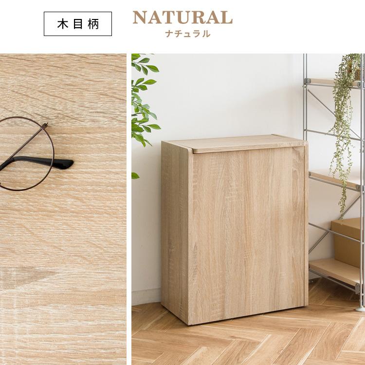 キッチンペール Chere（シェール）ダストボックス 木製 分別 キャスター フタ付き スリム ゴミ箱 キッチン ダイニング | 宮武製作所 | 18