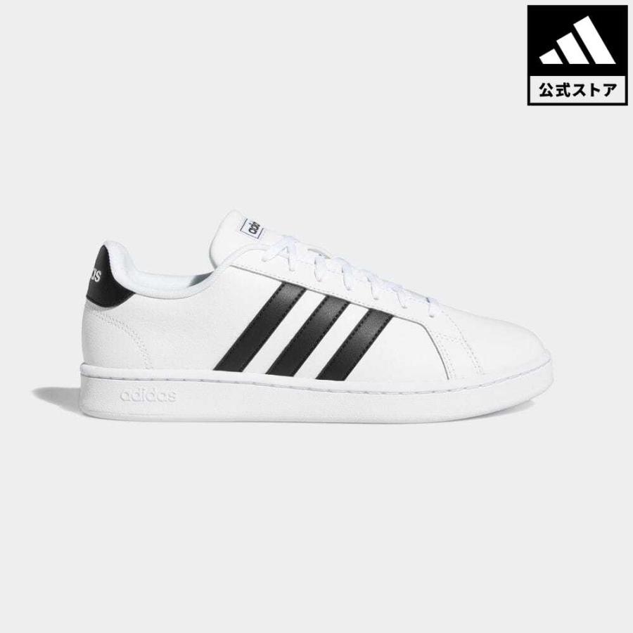 返品可 ラッピング無料 アディダス公式 シューズ 靴 スニーカー Adidas グランドコート Grandcourt Lea Whitesneaker U ローカット テニスシューズ