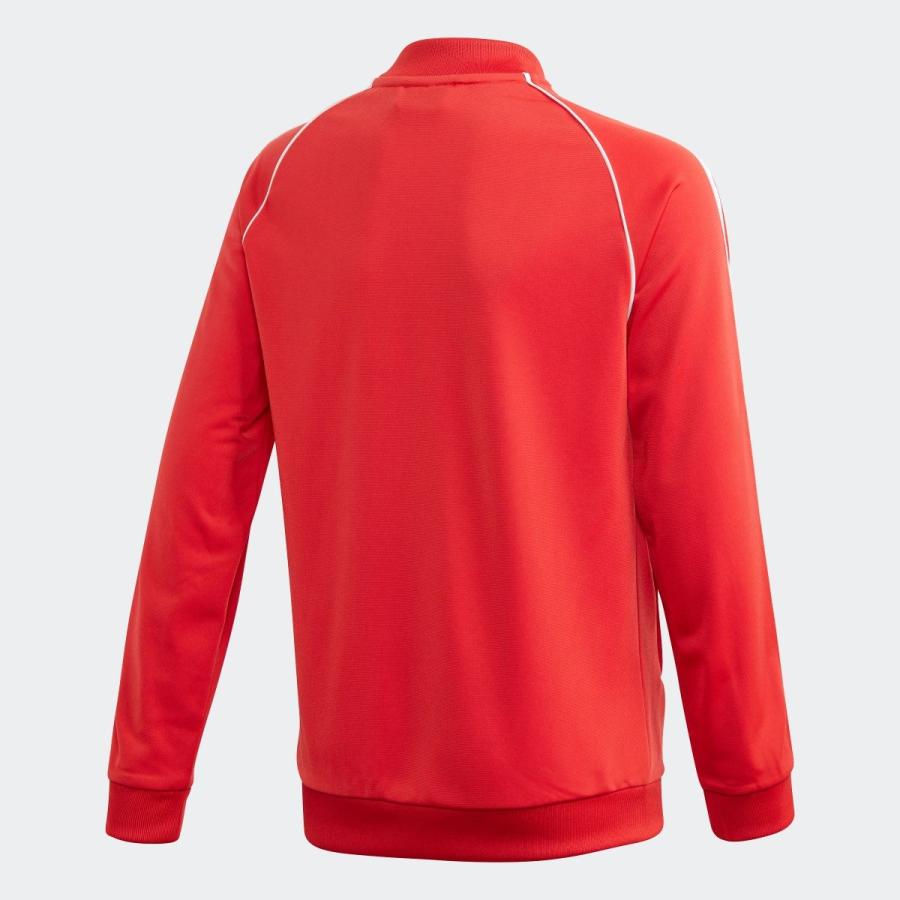 adidas sst track top red
