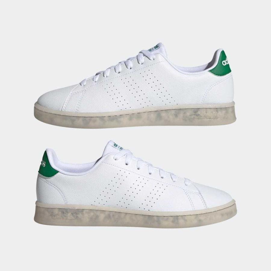 年末年始大決算 セール価格 返品可 アディダス公式 シューズ 靴 スニーカー Adidas アドバンコート エコ Advancourt Eco テニスシューズ Whitesneaker ローカット 百貨店