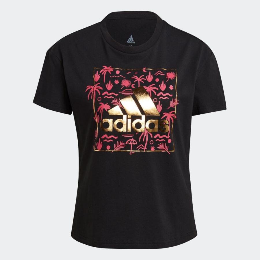 返品可 セール価格 アディダス公式 ウェア・服 トップス adidas ビッグロゴ フォイル グラフィック 半袖Tシャツ / Big Logo Foil Graphic Tee 半袖 wicol|adidas|04