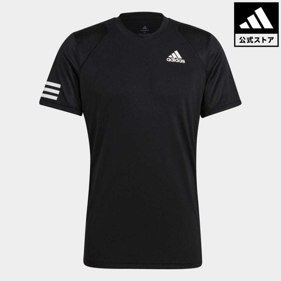 アディダス 半袖tシャツ Club 3 Stripes 共用 Honmono No スポーツ アウトドア Padelnostro It