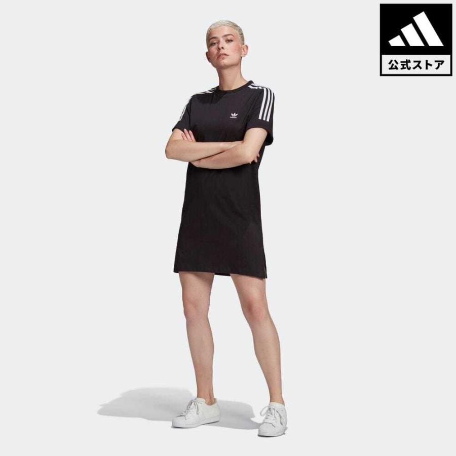 セール価格 返品可 アディダス公式 ウェア 服 オールインワン Adidas アディカラー クラシックス ロールアップスリーブ Tシャツワンピース Adidas Shop Paypayモール店 通販 Paypayモール