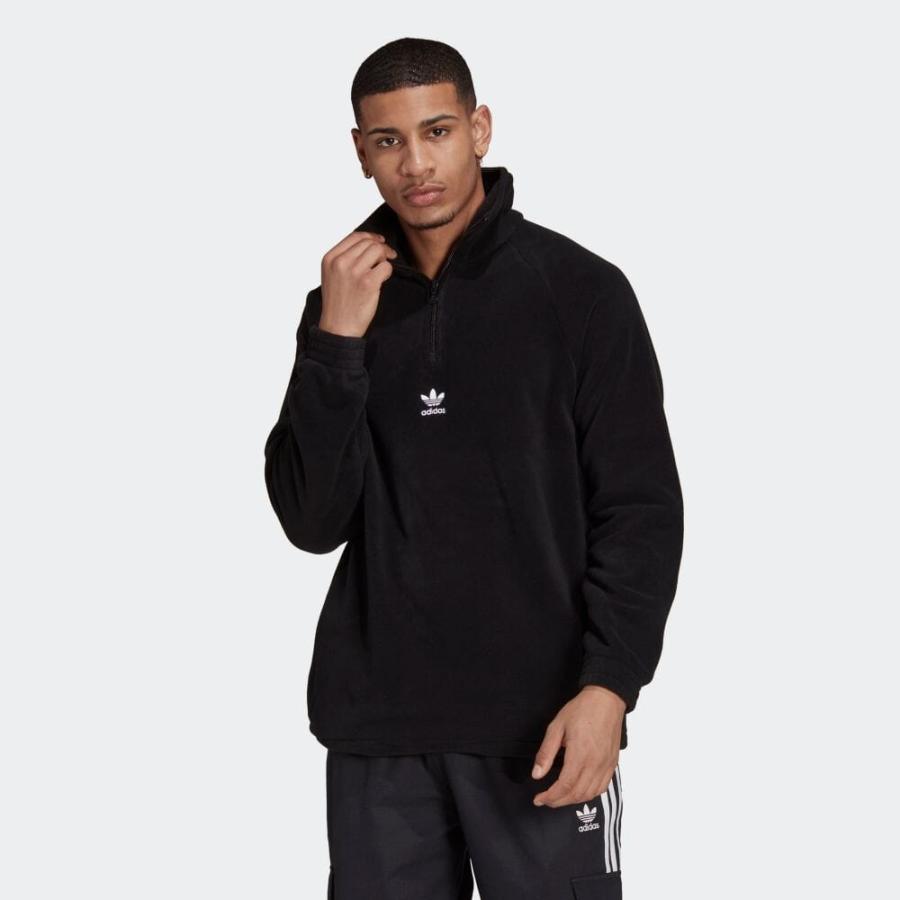 返品可 送料無料 アディダス公式 ウェア 服 トップス Adidas クラシックス ハーフジップ 8円 アディカラー ジャケット Nm Otd9 テディフリース 供え