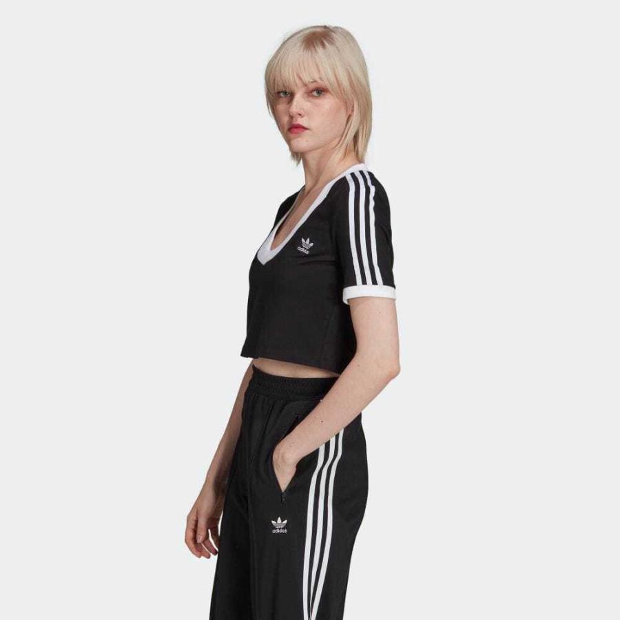 返品可 アディダス公式 ウェア・服 トップス adidas アディカラー クラシックス クロップド 半袖Tシャツ 半袖|adidas Shop |01