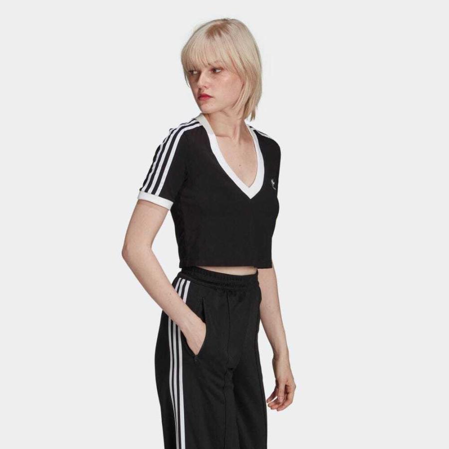 返品可 アディダス公式 ウェア・服 トップス adidas アディカラー クラシックス クロップド 半袖Tシャツ 半袖|adidas Shop |03