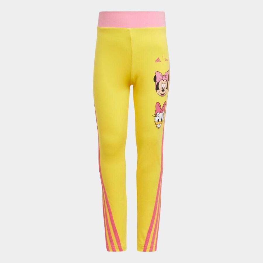 返品可 アディダス公式 ウェア 服 ボトムス Adidas Disney デイジーダック タイツ レギンス 期間限定60 Off