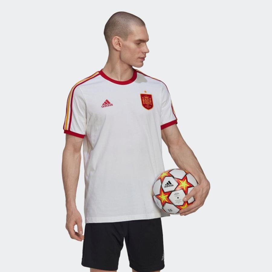 返品可 アディダス公式 ウェア・服 トップス adidas スペイン スリーストライプス 半袖Tシャツ 半袖 wicol|adidas|03