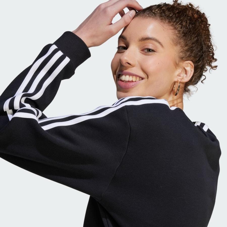 返品可 セール価格 アディダス公式 ウェア・服 トップス adidas エッセンシャルズ スリーストライプス フリーススウェット｜adidas｜07