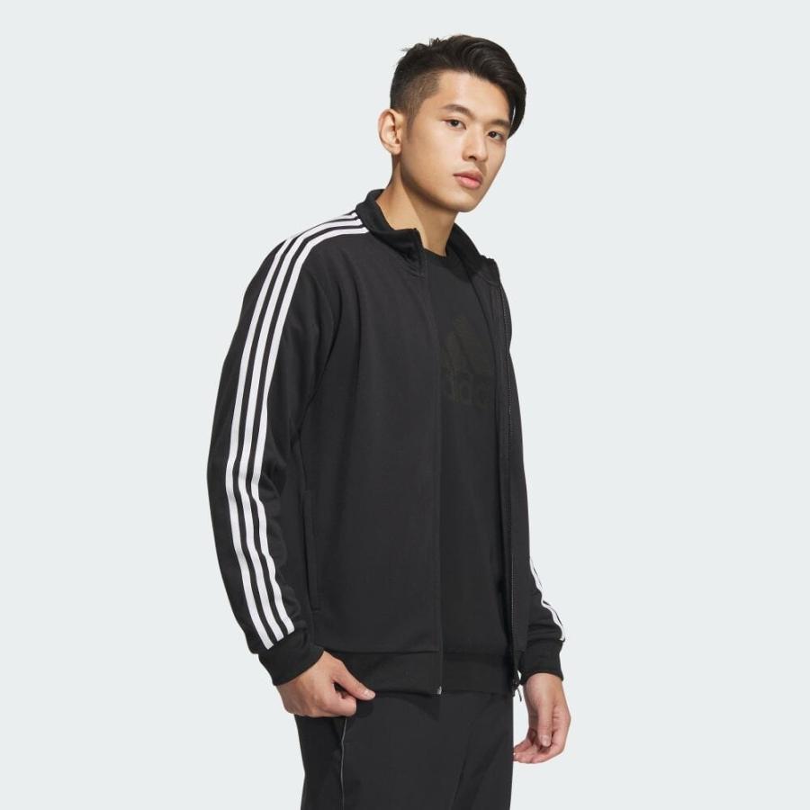 返品可 アディダス公式 ウェア・服 アウター adidas スリーストライプス レギュラーフィット ダブルニット トラックトップ notp｜adidas｜04