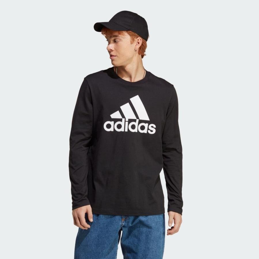 返品可 アディダス公式 ウェア・服 トップス adidas エッセンシャルズ 長袖Tシャツ ロンt fd24｜adidas｜02