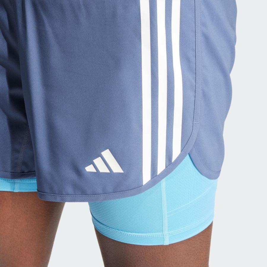 返品可 アディダス公式 ウェア・服 ボトムス adidas オウン ザ ラン スリーストライプス 2-in-1ショーツ ランニングウェア｜adidas｜15