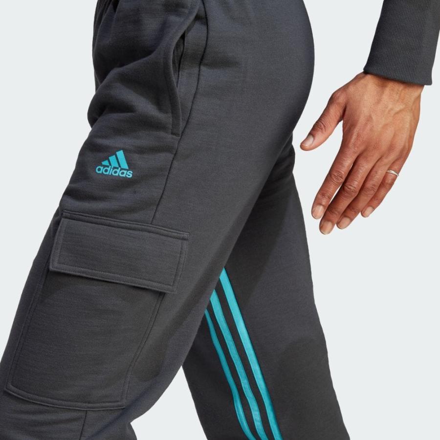 返品可 セール価格 アディダス公式 ウェア・服 ボトムス adidas ダンス スリーストライプス ハイウエスト テーパードカーゴパンツ｜adidas｜09