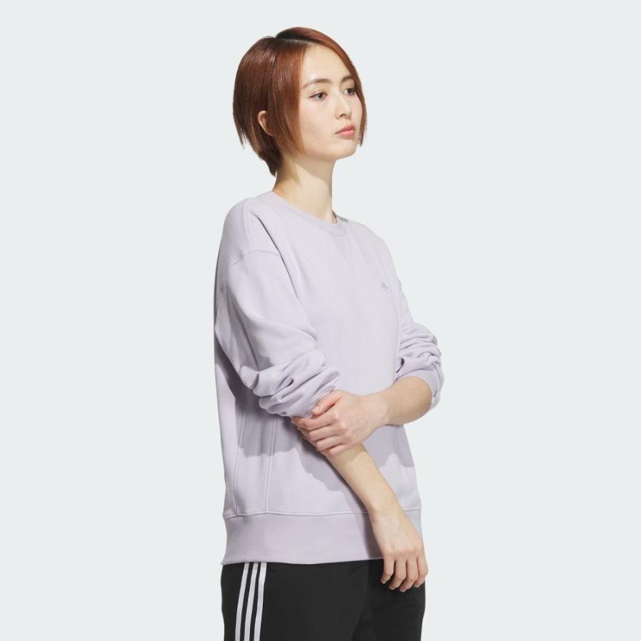 返品可 アディダス公式 ウェア・服 トップス adidas エッセンシャルズ プラス スモールロゴ クルーネックスウェットシャツ notp｜adidas｜04