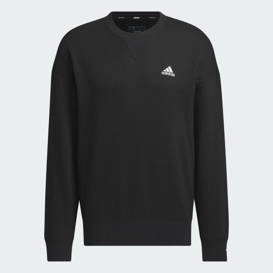 返品可 アディダス公式 ウェア・服 トップス adidas エッセンシャルズ プラス ルーズフィット スモールロゴ フレンチテリー スウェットシャツ notp｜adidas｜08