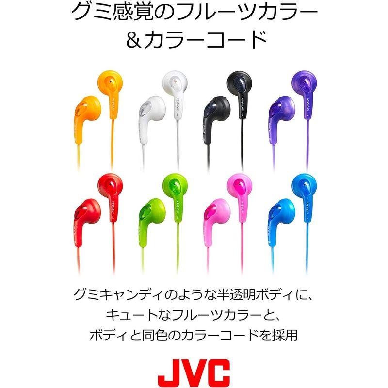 JVCケンウッド JVC HP-F140-D グミホン ステレオミニイヤホン オレンジ｜adiola｜05