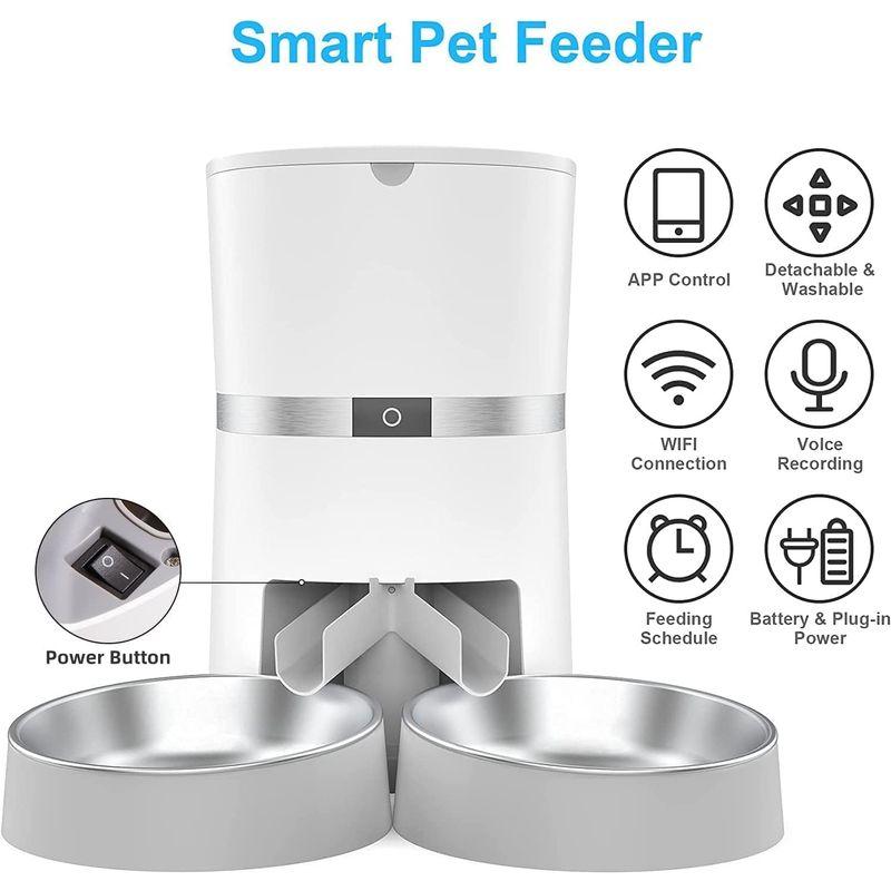 WellToBe多頭飼いに向け キャットフード 自動給餌器 猫 犬用 wifi スマート自動えさやり器 設定も簡単でした スマホ遠隔操作 タ キャットフード 自動給餌器 犬用 wifi スマート自動えさやり器 設定も簡単でした スマホ遠隔操作 商品名 　WellToBe多頭飼いに向け 商品説明 サイズ 　高さ cm　横幅 cm　奥行 cm　重量 kg　 梱包時のサイズとなります 商品自体のサイズではございませんのでご注意ください