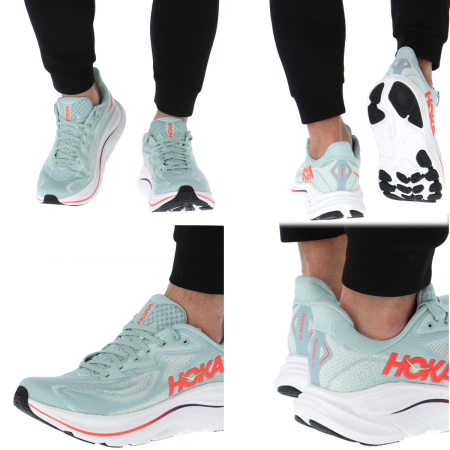 ホカ ランニングシューズ メンズ クリフトン 10 CLIFTON 黒 おしゃれ 人気 軽い ブランド シューズ 送料無料 | HOKA ONEONE | 11