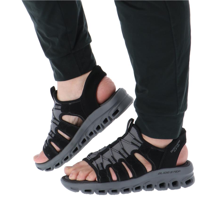 SKECHERS（スケッチャーズ） GLIDE STEP SANDAL メンズ サンダル