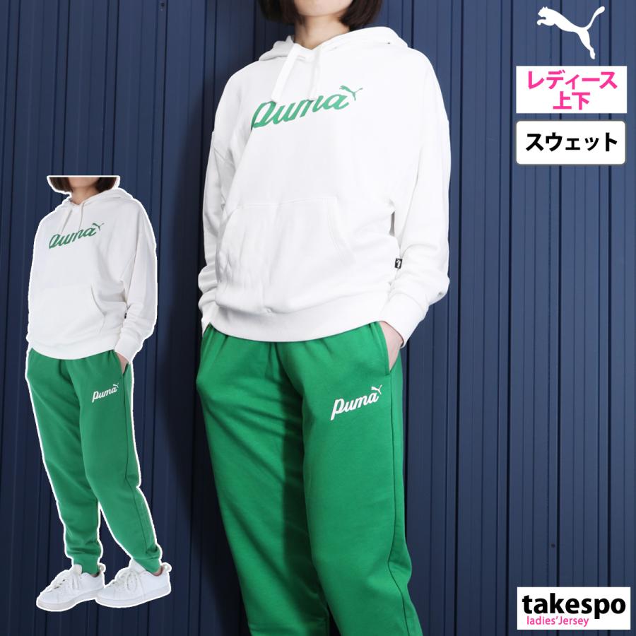 プーマ スウェット レディース 上下 PUMA パーカー パンツ 裏毛 パーカー トレーニングウェア ESS+ BLOSSOM 681155-681165 送料無料｜adistyle｜07