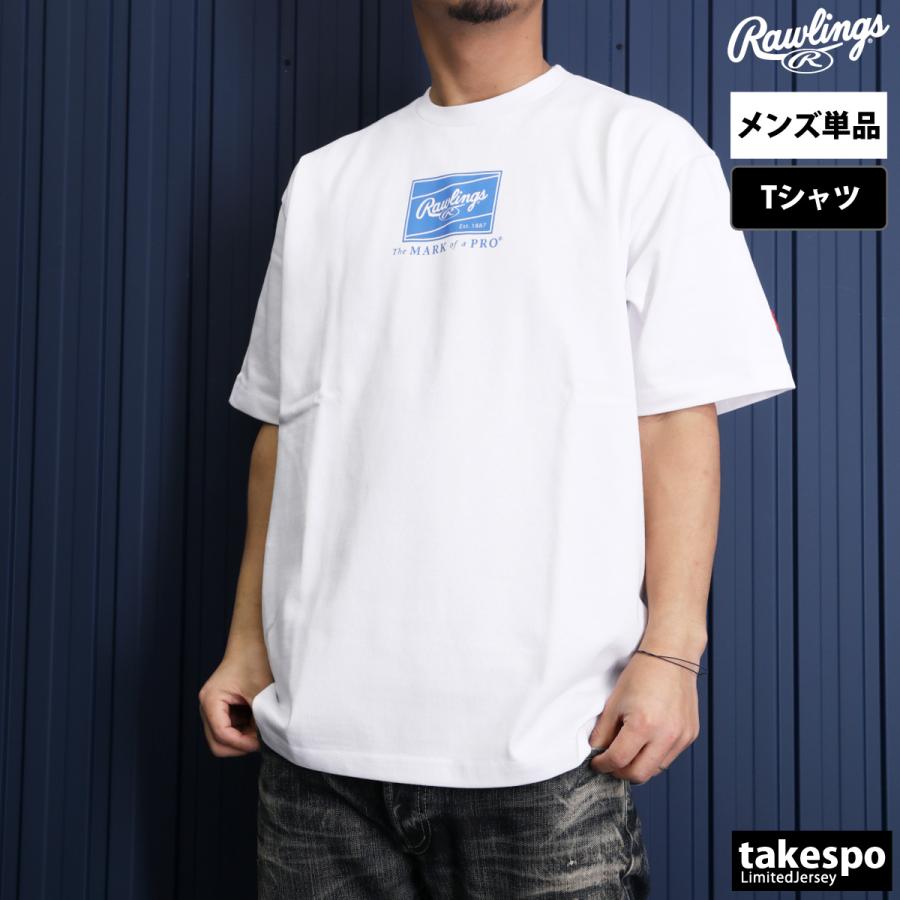 ローリングス Tシャツ メンズ 上 Rawlings 半袖 ゆったり オーバーサイズ AST14S07 送料無料｜adistyle｜08