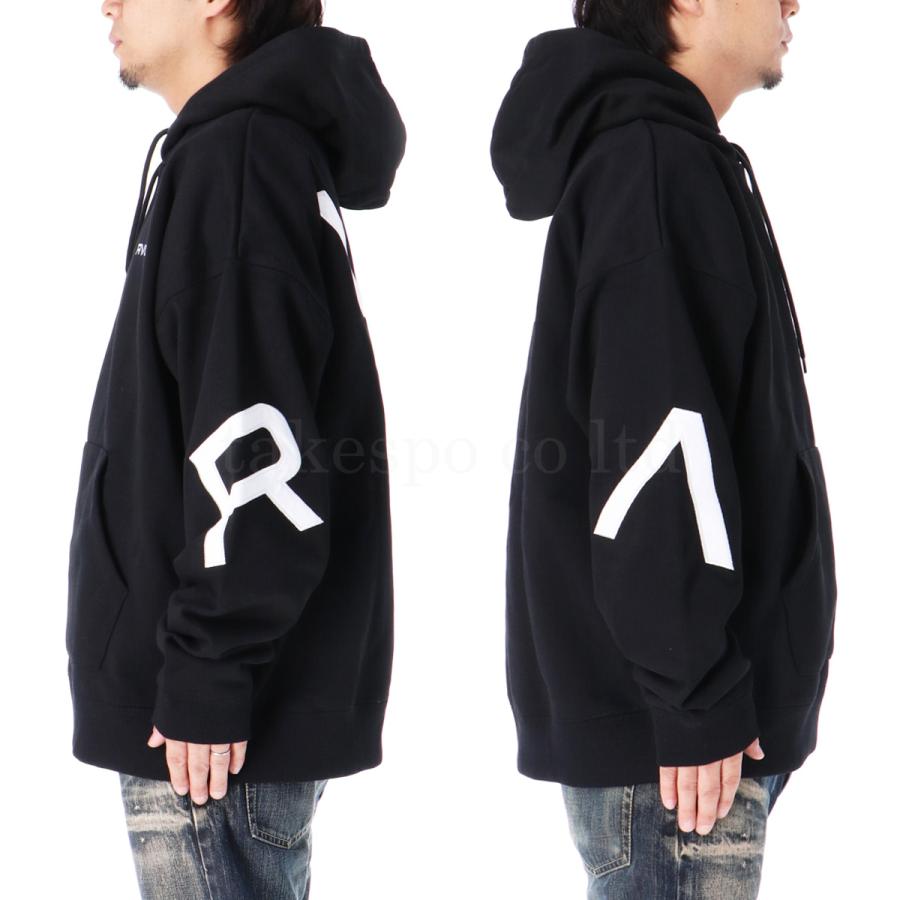 メンズビッグシルエット RVCA バックプリントロゴ プルオーバーパーカーS RVCA（ルーカ） パーカー メンズ スウェット ブランド フード付き