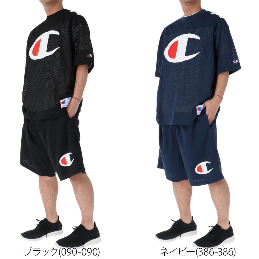 チャンピオン Tシャツ ハーフパンツ 上下 メンズ セットアップ ブランド Champion アクションスタイル C3B316 送料無料 3ds_4