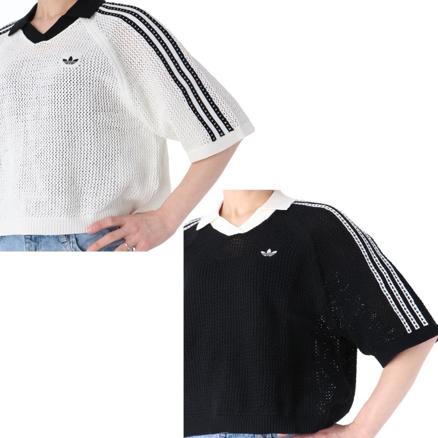 adidas ニットポロシャツ XL adidas（アディダス） ポロシャツ ニット ポロシャツ 長袖「adidas