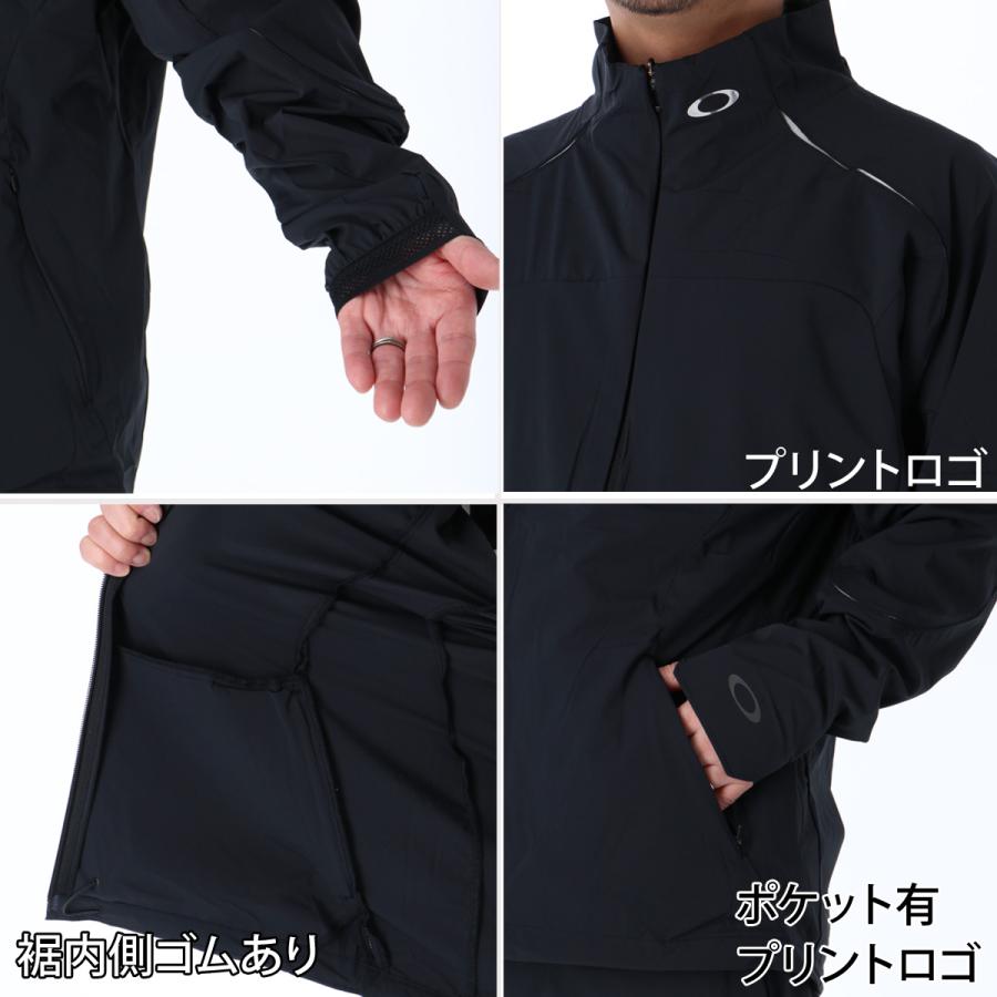 OAKLEY（オークリー） 薄手 ジャージ 上下 メンズ セットアップ 黒 白