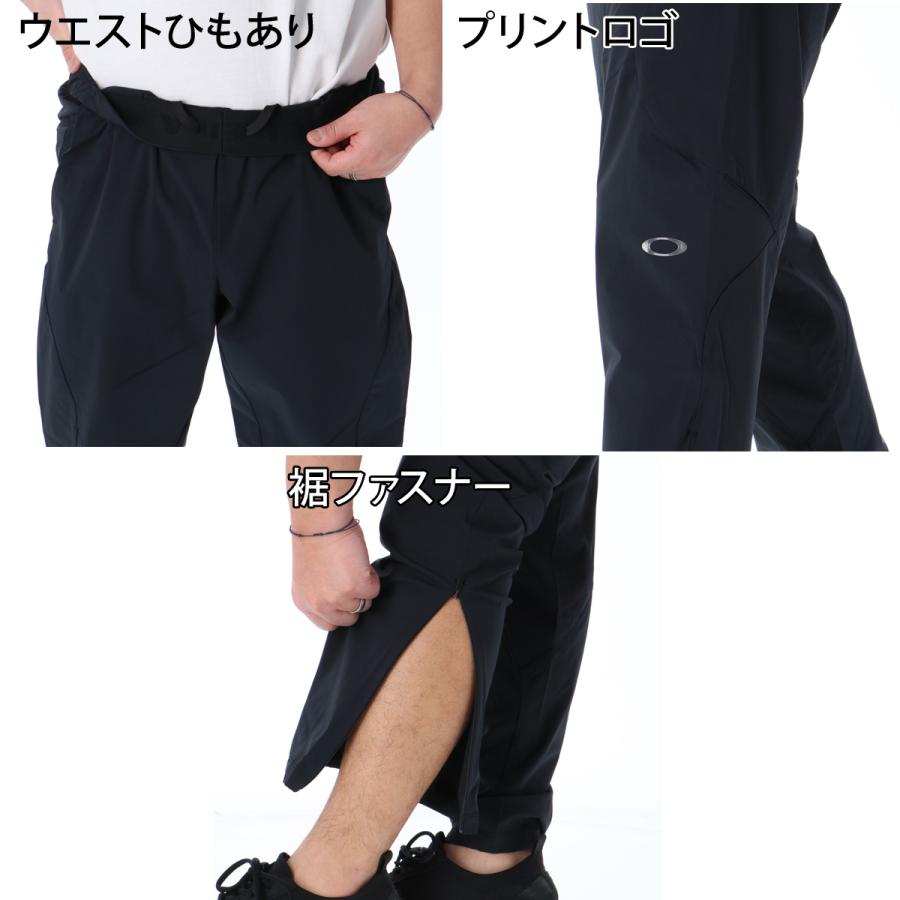 OAKLEY（オークリー） 薄手 ジャージ 上下 メンズ セットアップ 黒 白