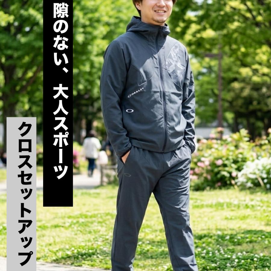 OAKLEY（オークリー） 薄手 ジャージ 上下 メンズ セットアップ フード