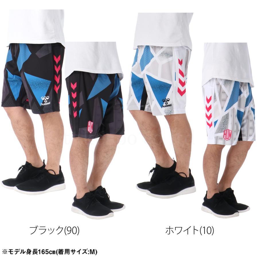 ハーフパンツ メンズ スポーツ 短パン ヒュンメル ブランド 速乾 吸水 吸汗 ドライ 総柄 グラフィック ハンドボール 3L | hummel | 06