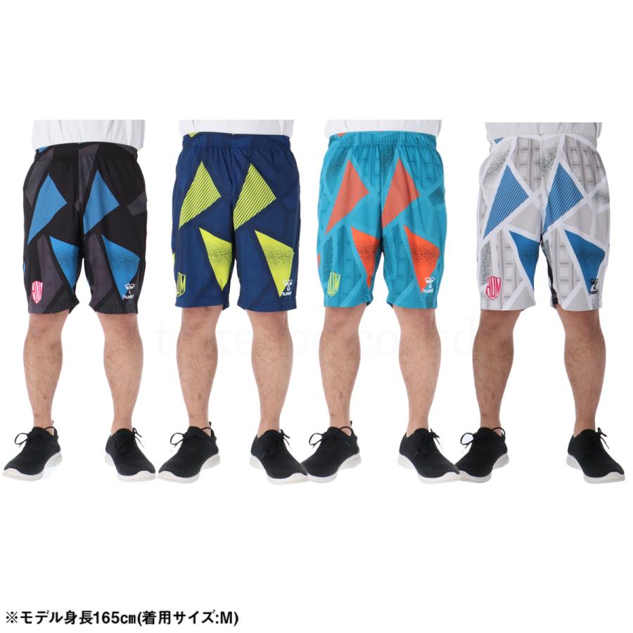 ハーフパンツ メンズ スポーツ 短パン ヒュンメル ブランド 速乾 吸水 吸汗 ドライ 総柄 グラフィック ハンドボール 3L | hummel | 08
