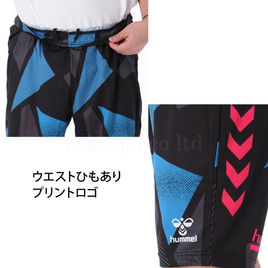ハーフパンツ メンズ スポーツ 短パン ヒュンメル ブランド 速乾 吸水 吸汗 ドライ 総柄 グラフィック ハンドボール 3L | hummel | 11