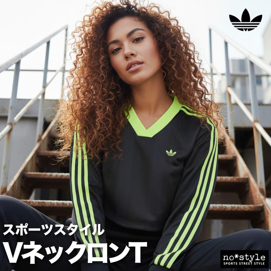 長袖Tシャツ レディース ブランド アディダス オリジナルス スポーツ Tシャツ ロンT ロンティー ロングTシャツ 長袖 送料無料 adidas originals | adidas Originals | 09