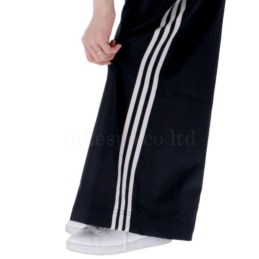 新品L Adidas 3-Stripesワイドパンツ ブラックJV9943 Amazon | [アディダス] ロングパンツ ダンス 3ストライプス
