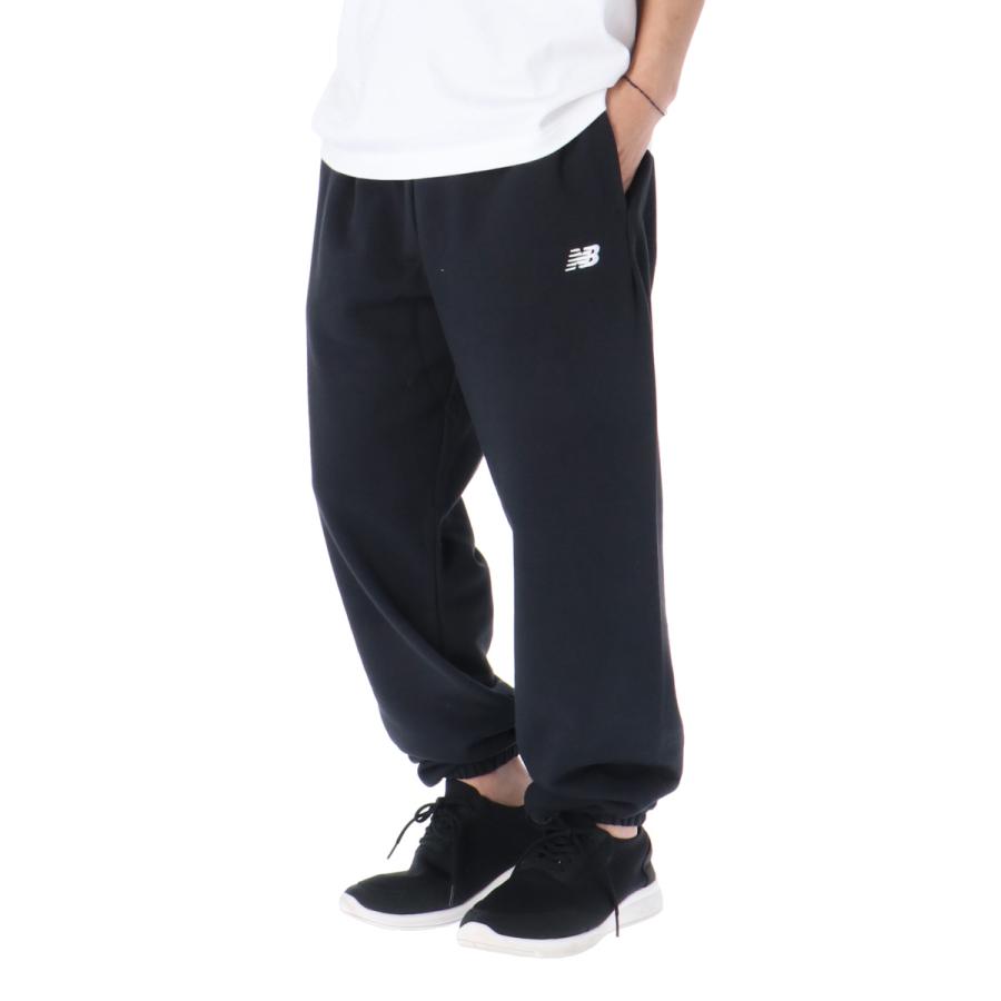 New Balance ニューバランス スウェット 上下 メンズ セットアップ newbalance ロゴスウェット MJ41501 BLK ...