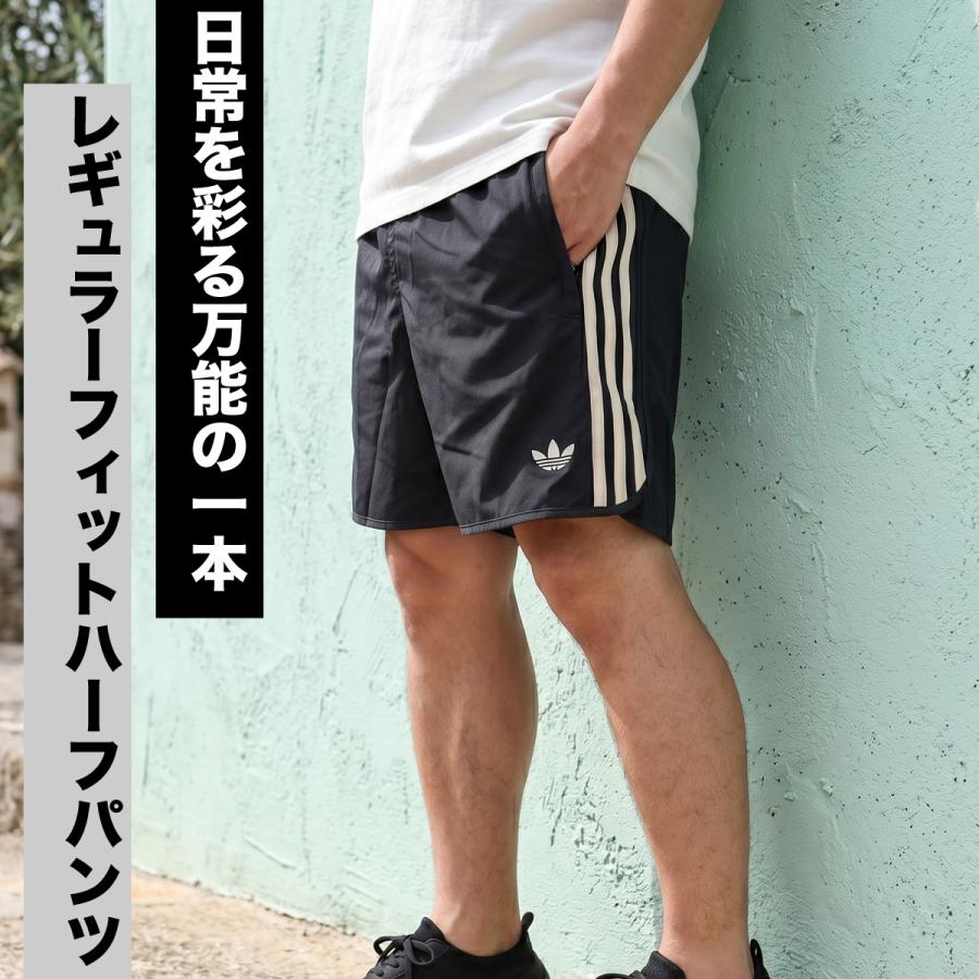 ハーフパンツ メンズ スポーツ 短パン アディダス オリジナルス ブランド 3ストライプス スリーストライプス 黒 3L | adidas Originals | 05