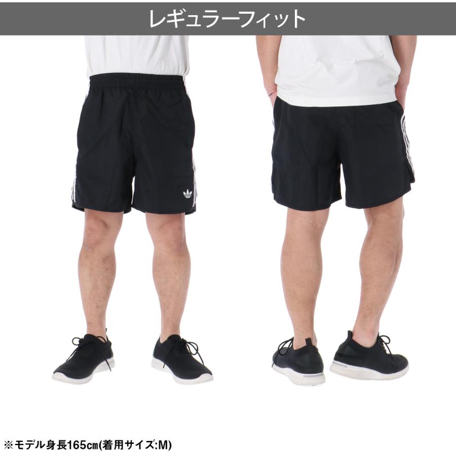 ハーフパンツ メンズ スポーツ 短パン アディダス オリジナルス ブランド 3ストライプス スリーストライプス 黒 3L | adidas Originals | 07