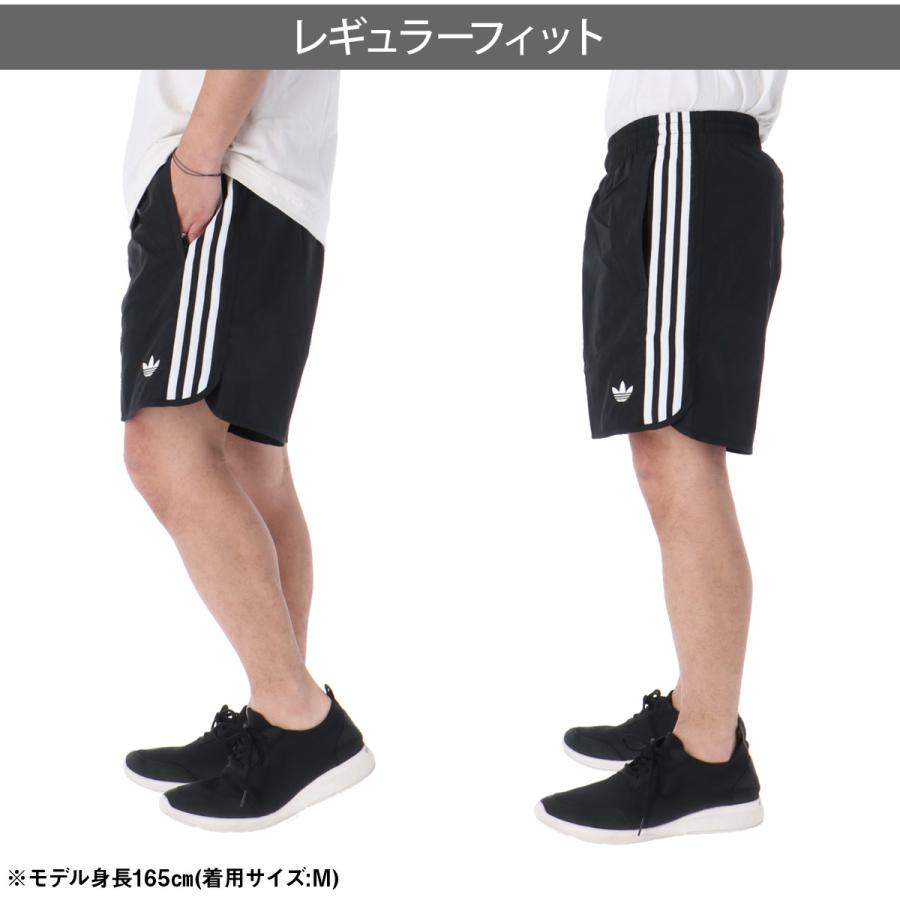 ハーフパンツ メンズ スポーツ 短パン アディダス オリジナルス ブランド 3ストライプス スリーストライプス 黒 3L | adidas Originals | 08