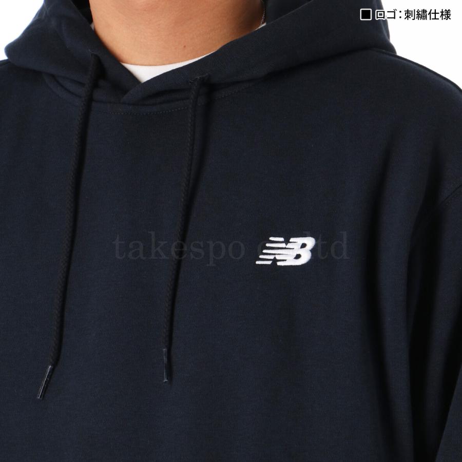 ニューバランス ジャケット メンズ スウェット アウター ブランド フード付き フーディ 裏毛 黒 スポーツエッセンシャルズ 3L | New Balance | 05