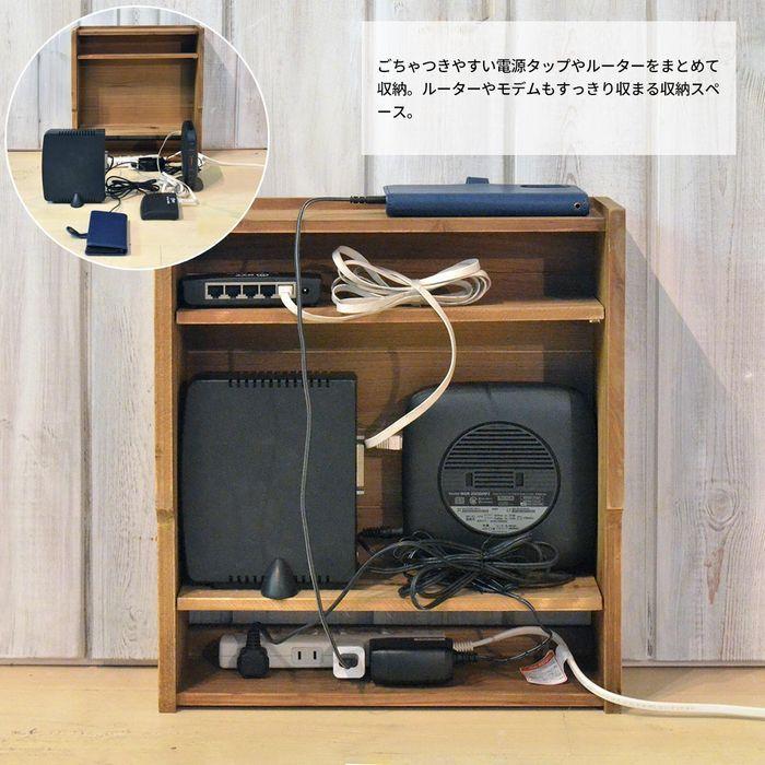 ルーターボックス モデム コンパクト Wifi ルーター コード収納 配線隠し おしゃれ 隠す収納 スリム 期間限定キャンペーン 充電台 木製 コードボックス すっきり コンセント収納