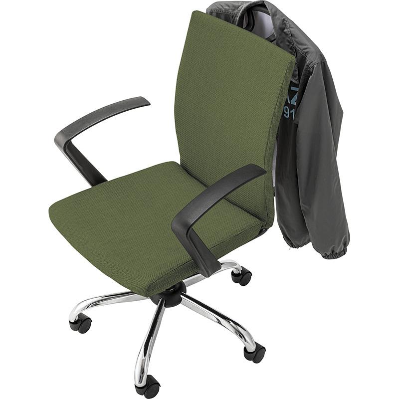 オフィスチェア グリーン 緑 Ajofc 40gr デスクチェア 書斎椅子 ワークチェア 昇降機能付 キャスター脚 背面ハンガー付 インテリア 家具 おしゃれ Ofc 40gr Ad Japan 通販 Yahoo ショッピング
