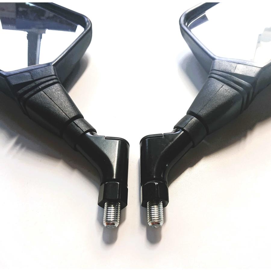 AJ-10L-10R カワサキ　KSR110 KSR-PRO D-トラッカー125 KLX125 Z125/PRO KLX230/SM 250TR　ナポレオンミラー ※左右両方