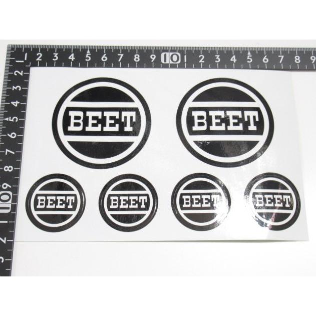 BEET（ビート） 送料無料 BT-35 丸 ステッカーセット バンバン200