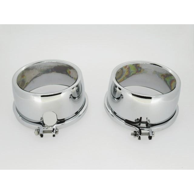 KJ-54 ホンダ CB400F/CB350F メッキ メーターカバー : バイク