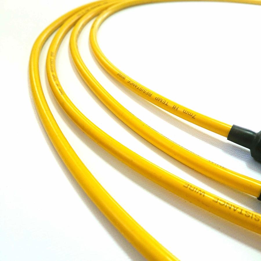 NGK 送料無料 LD05F＆KJ-61 NGK プラグキャップ+ケーブル 4セット