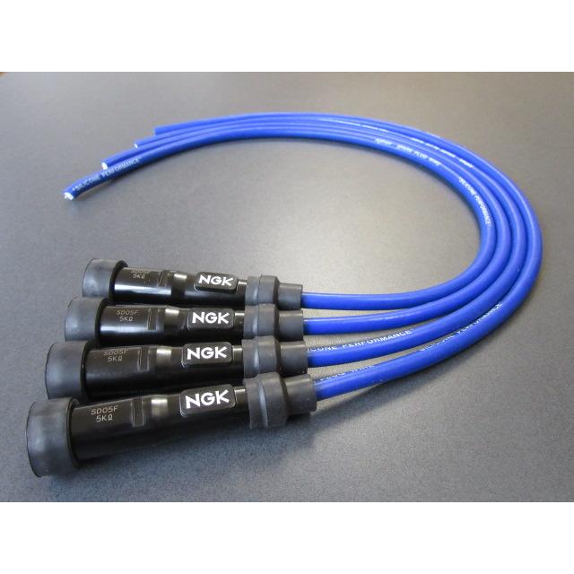 送料無料 SD05F＆KJ-58 NGK プラグキャップ+ケーブル 4セット スズキ GSX400FSインパルス プラグ プラグコード ...